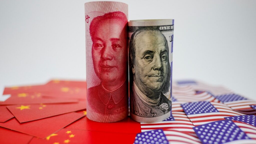 Dollar-precipice-chine-soutient-Yuan-marches